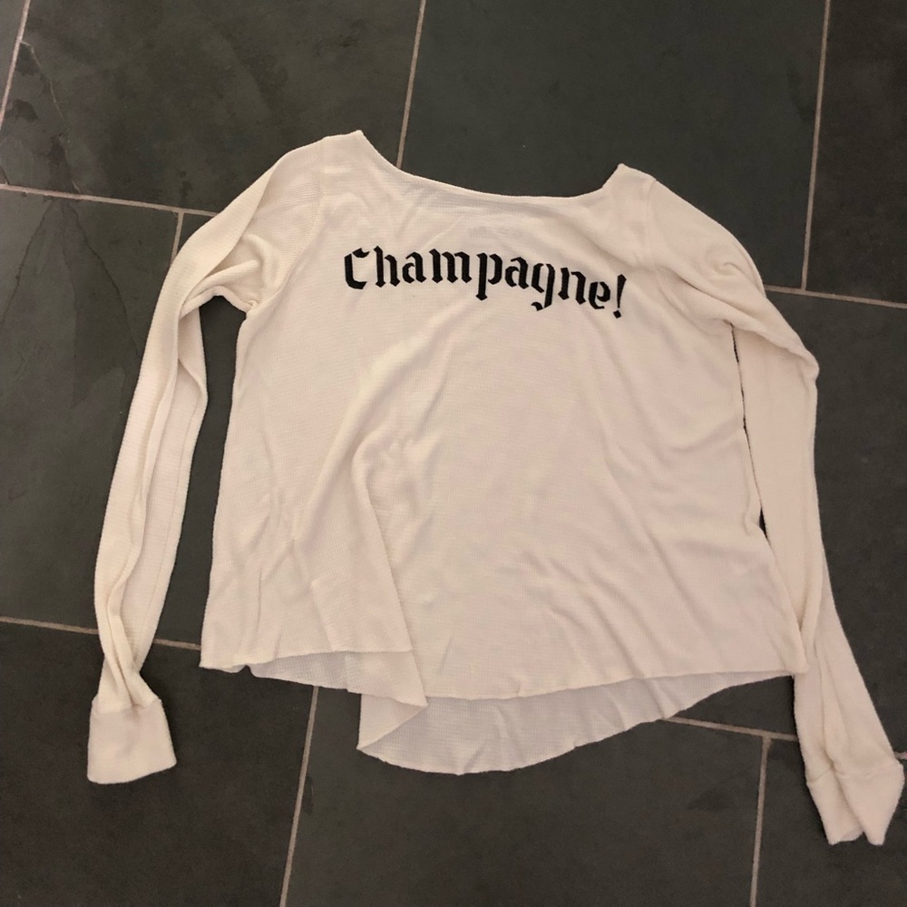 Wildfox white long sleeve small